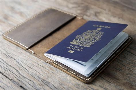 Passport Holder Passport Book Cover Personalized Leather Etsy