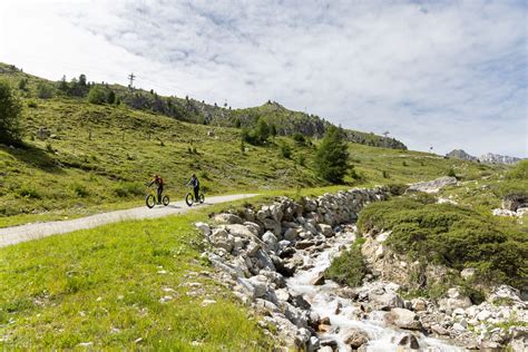 Downhill Scooter On Corviglia Engadin St Moritz Mountains