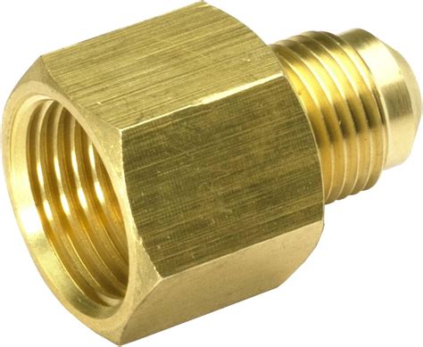 Lasco 17 5833 3 8 Inch Female Flare By 1 2 Inch Male Flare Brass Adapter 1 Pack