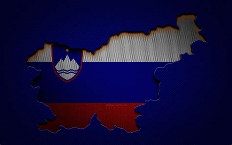 Download wallpapers Slovenia map, 4k, European countries, Slovenian ...