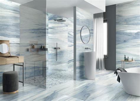 Stylish Blue Porcelain Tile M2 Tile Stone