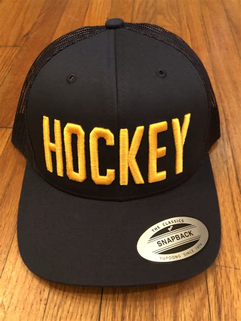 Nashville HOCKEY Hat Snapback | Hockey hats, Hats, Derby hats