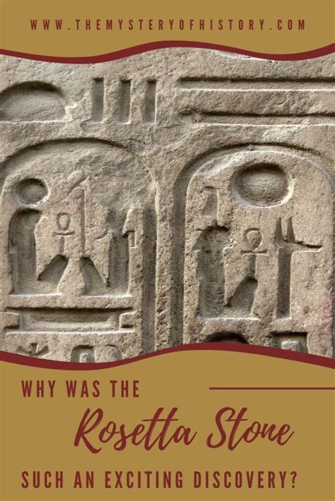 The Rosetta Stone Discovery July 19, 1799- Mystery of History