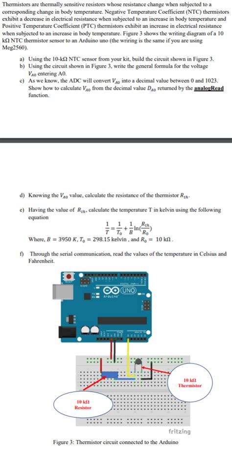 Thermistors Are Thermally Sensitive Resistors Whose Chegg