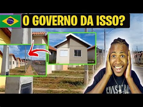 É inacreditável o Governo Brasileiro Contrói casas para pessoas sem