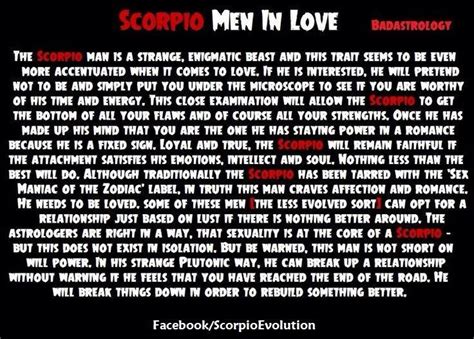 Scorpio Man In Love Scorpio Zodiac Astrology For More Scorpio Posts Check Out My Facebook