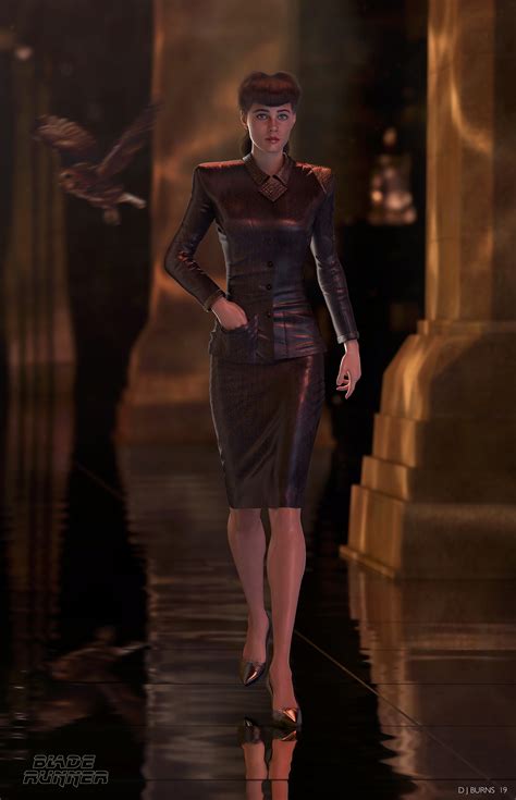 ArtStation - Rachael - blade runner fan art