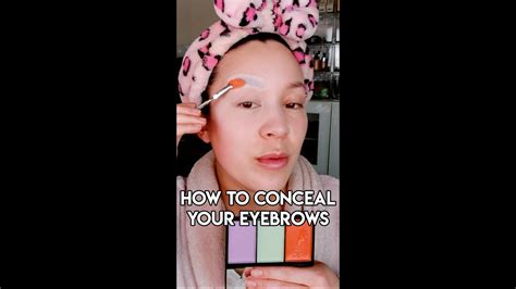 How To Cover Eyebrows With Makeup For Cosplay Drag Shorts Youtube