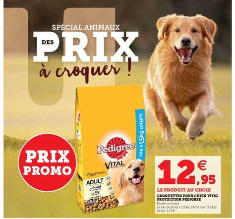 Promo Croquettes Pour Chien Vital Protection Pedigree Chez Super U