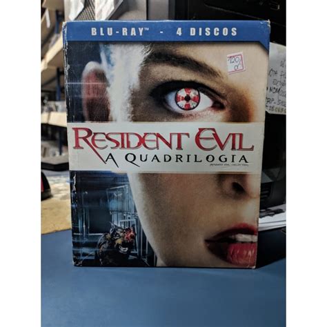 Box Blu Ray Resident Evil A Quadrilogia Shopee Brasil