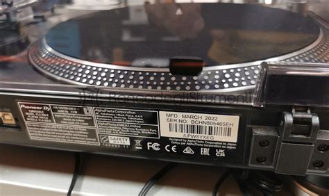 Pioneer Dj Plx K Black Giradischi A Trazione Diretta Con Porta Usb