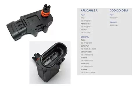 Sensor Map Fiat Idea Palio Siena Strada 1 8 8v