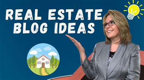 The Best Real Estate Blog Ideas Content For A Real Estate Blog YouTube