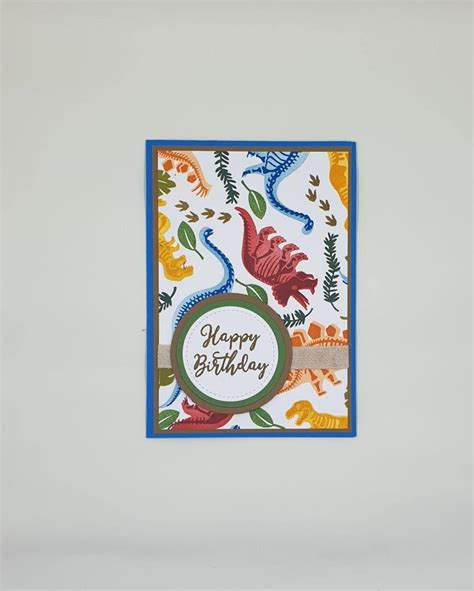 Dinosaur Birthday Card - Etsy