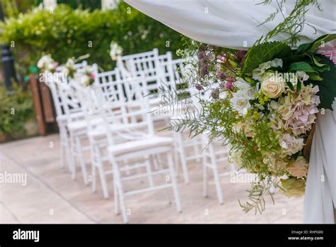 Wedding Set Up Stock Photo Alamy