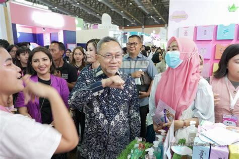 Mendag Pada Pameran Jakarta X Beauty Kementerian Perdagangan