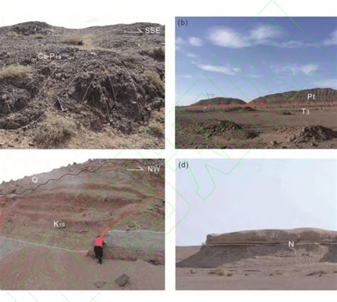 representative field  showing  deformation phases