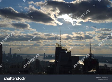 New York City Skyline Winter Stock Photo 1938936052 | Shutterstock