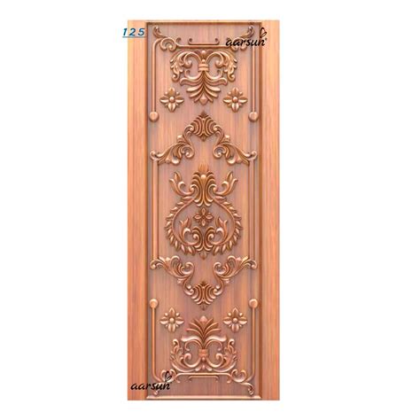 Ornate Wood Door Design-125