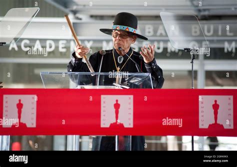 Jimi Castillo, Native American elder, giving a blessing at the opening ...