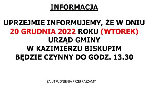 2022 Gmina Kazimierz Biskupi