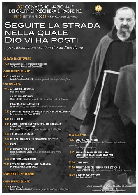 Convegno Nazionale Dei Gruppi Di Preghiera Di Padre Pio La Voce