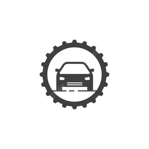 Car Gear Icon Vector Illustration Design Identity Sign Service Vector