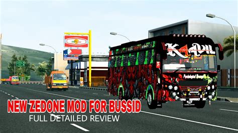 New Zedone Mod For Bussid Full Detailed Review A4 Tech Media Youtube