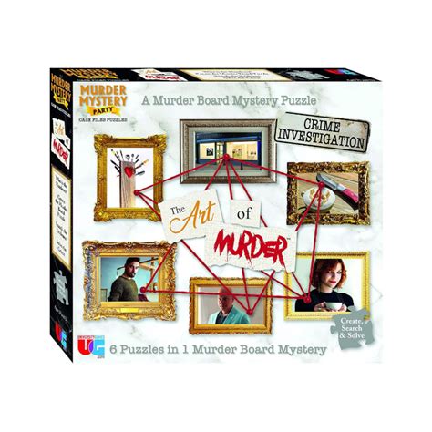 University Games Murder Mystery Case File Puzzle The Art Of Murder