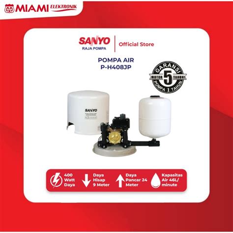 Jual SANYO P H408JP PH408JP Mesin Pompa Air Sumur Dangkal Otomatis