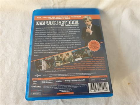 The Invisible Man Der Unsichtbare Die Komplette Serie 2 Discs Blu