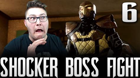 SHOCKER BOSS FIGHT REACTION SPIDER MAN PS4 Gameplay Reaction Part 6