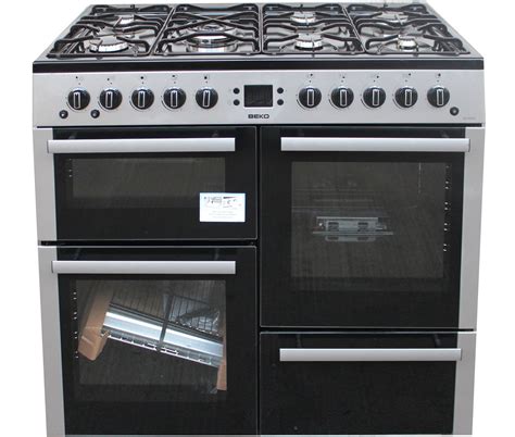 Beko 100cm Gas Range Cooker Be10gas Double Oven 7 Burners 1404