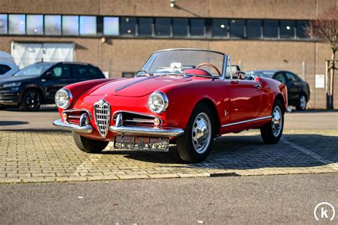 Alfa Romeo Giulietta Spider 1962 En Vente Pour 66 000