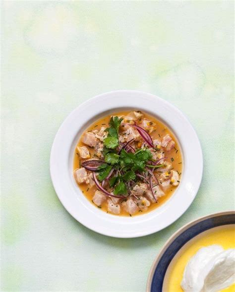 Ceviche De Maigre Au Fruit De La Passion Pour Personnes Recettes