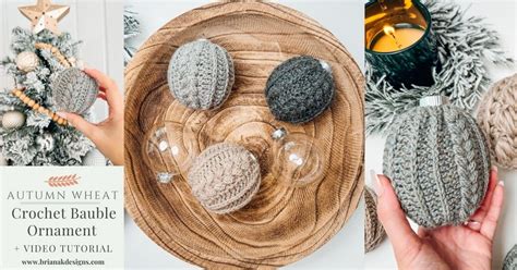 How To Crochet A Christmas Ornament Briana K Designs