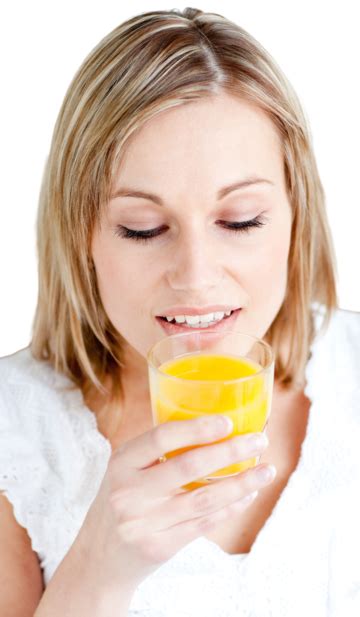 Stunning Lady With A Refreshing Glass Of Orange Juice Beautiful Room