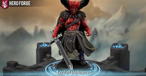 Lord Of Darkness Made With Hero Forge