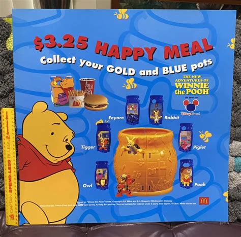 Disney Winnie The Pooh Honey Pot Figure Toys Mcdonalds Aussie