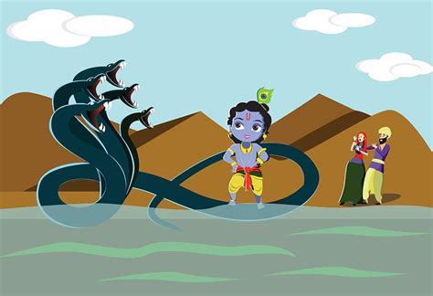 कृष्णा और कालिया नाग का युद्ध की कहानी Krishna And Kaliya Naag Story