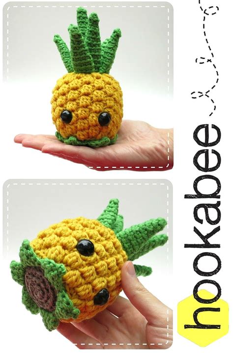 Bill The Pineapple Amigurumi Pattern Crochet Fruit Crochet Projects