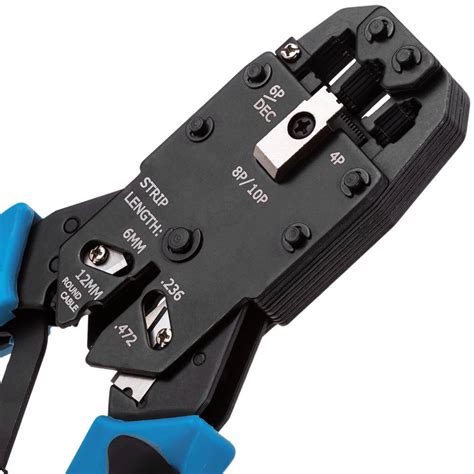 Crimping Tool For RJ10 RJ11 RJ12 RJ45 4P4C 6P2C 6P6C 8P8C Cablematic