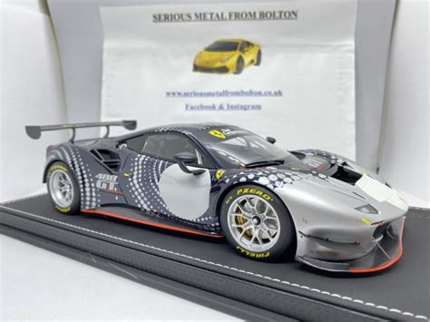 BBR P18203D FERRARI 488 GT LIVERY BLU NART 1 18 SCALE Serious Metal