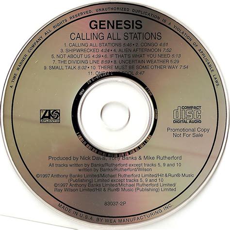 Calling All Stations The Genesis Archive