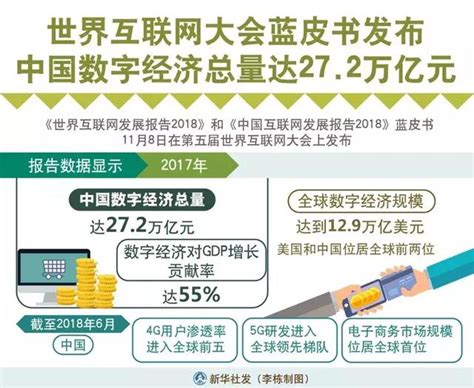 世界網際網路大會藍皮書發布 中國數字經濟總量達272萬億元 每日頭條