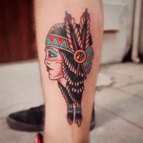 Traditional Native American Women Tattoos