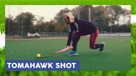 Tomahawk / Reverse / Backhand -shot high on goal - Field Hockey ...