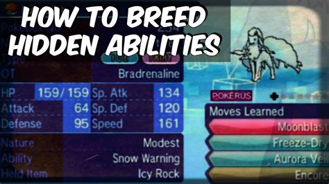 Pokemon sun moon hidden abilities - loxafindyour