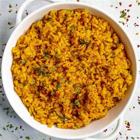 Yellow Rice Recipe Arroz Amarillo Chili Pepper Madness