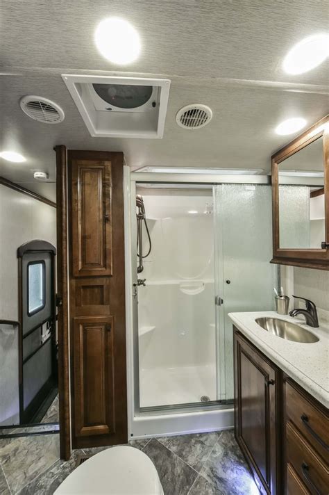 2018 Landmark 365 Charleston Luxury Full Time 5th Wheel Rv Bathroom